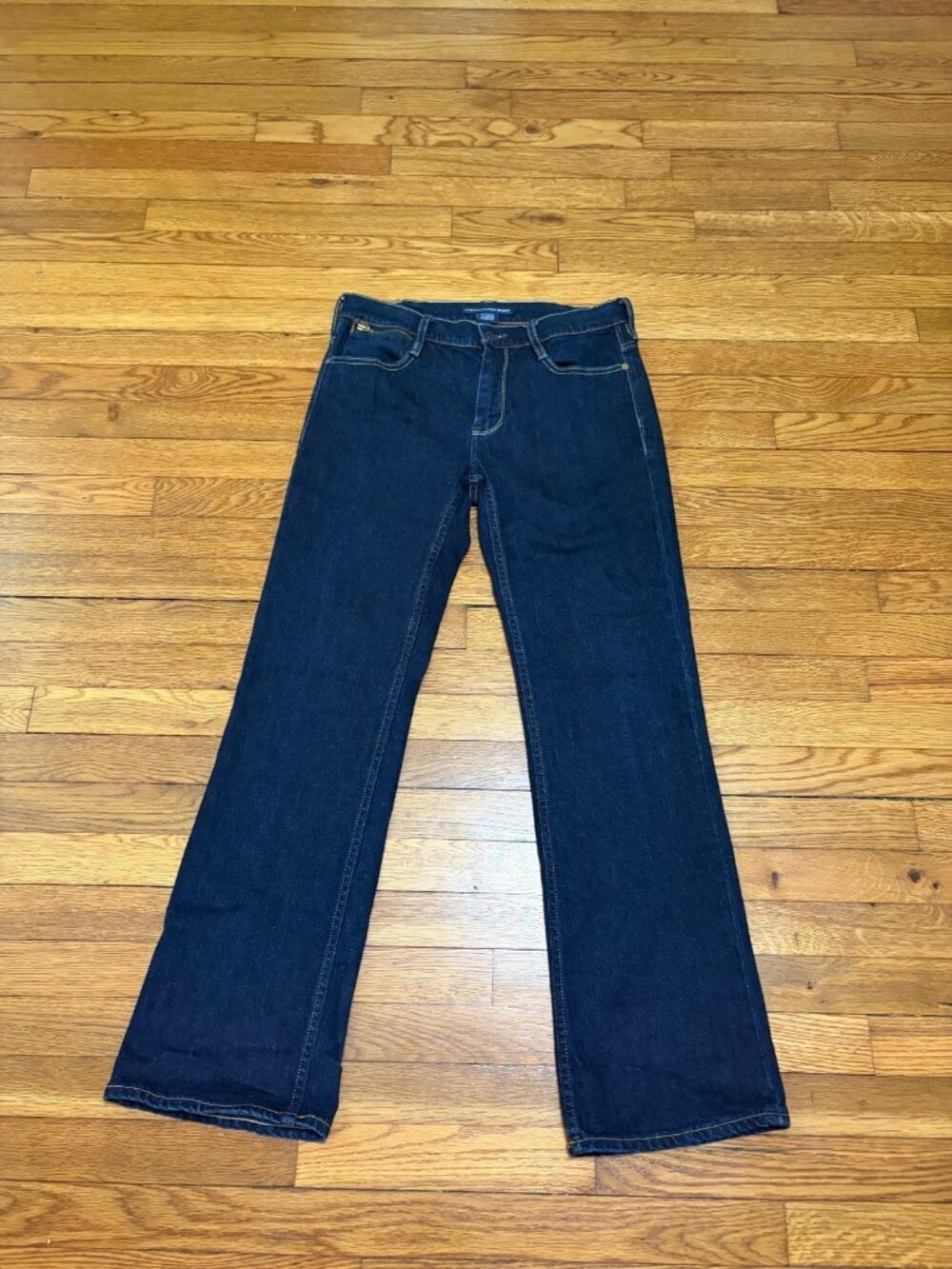 Ralph Lauren Sport Women's Bootcut Jeans Size 30 Dark Wash Blue Denim Stretch